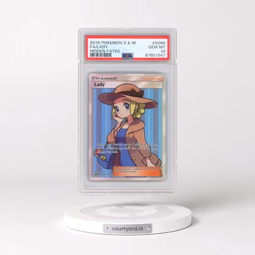 2019 Pokémon Sun & Moon Hidden Fates #SV86 Lady - Full Art (PSA 10 GEM MINT)