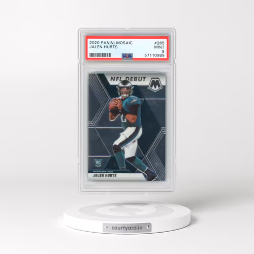 2020 Panini Mosaic #265 Jalen Hurts (PSA 9 MINT)