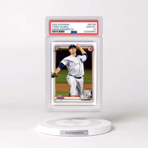 2020 Bowman Paper Prospects #BP108 Tarik Skubal (PSA 10 GEM MINT)