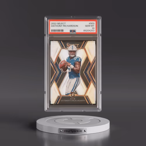 2022 Panini Select #503 Anthony Richardson (PSA 10 GEM MINT)