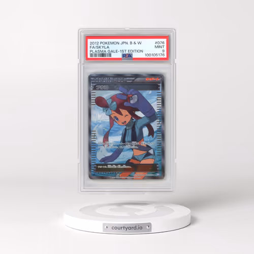 2012 Pokémon Black & White Plasma Gale #076 Skyla - 1st Edition Full Art (PSA 9 MINT)