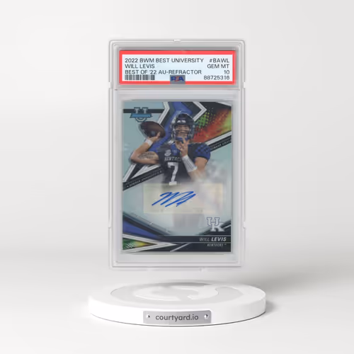 2022 Bowman's Best University Best of 2022 Autographs #BAWL Will Levis - Refractor (PSA 10 GEM MINT)