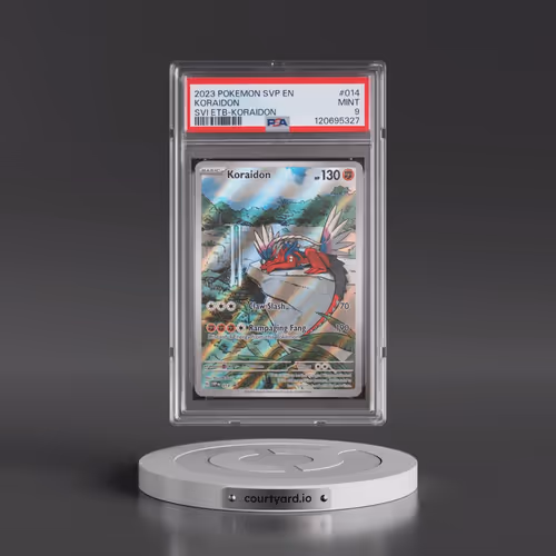 2023 Pokémon Svp EN-SV Black Star Promo #014 Koraidon - Scarlet & Violet Elite Trainer Box-Koraidon