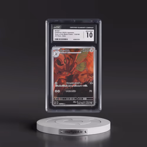 2023 Ruler of the Black Flame #116/108 Scizor - Art Rare Holo (CGC 10 GEM MINT)