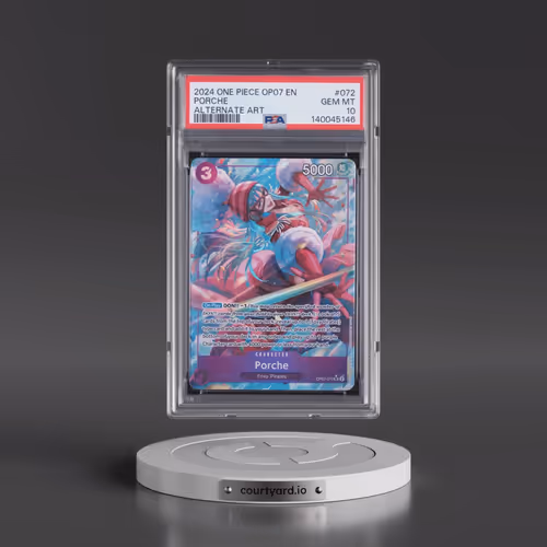 2024 One Piece OP07-500 Years in the Future #072 Porche - Alternate Art (PSA 10 GEM MINT)
