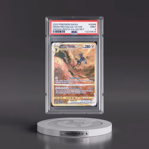 2023 Pokémon Sword and Shield Crown Zenith #GG68 Origin Forme Dialga Vstar - Full Art Secret (PSA 9