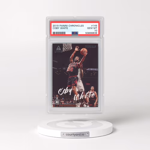 2019 Panini Chronicles #145 Coby White (PSA 10 GEM MINT)