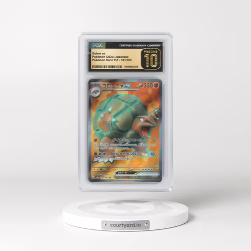 2023 Pokémon Card 151 #191/165 Golem ex - Super Rare (CGC 10 PRISTINE)