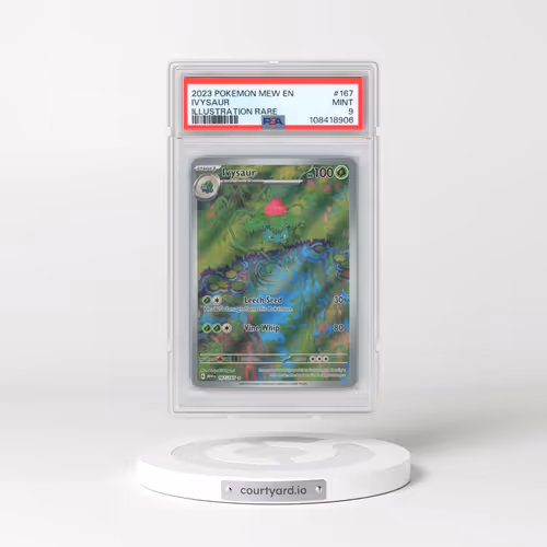 2023 Pokémon Mew EN-151 #167 Ivysaur - Illustration Rare (PSA 9 MINT)