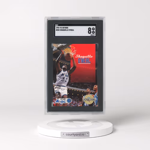 1992 Skybox #382 Shaquille O'Neal (SGC 8 NM-MT)