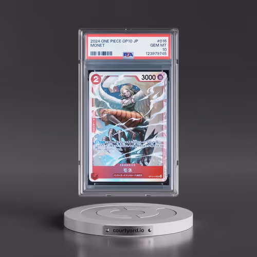 2024 One Piece Japanese OP10-Royal Blood #016 Monet (PSA 10 GEM MINT)