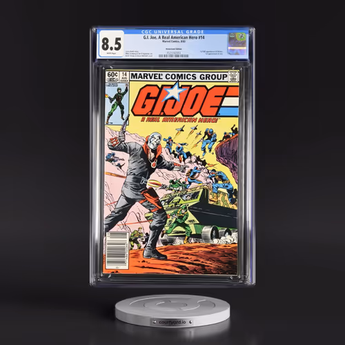 G.I. Joe, A Real American Hero #14 CGC 8.5 White Pages (Marvel Comics, 8/83) - Newsstand Edition Uni