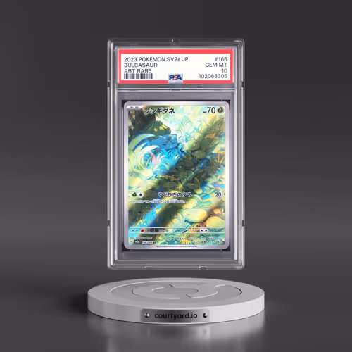 2023 Pokémon Sv2a-Pokemon 151 #166 Bulbasaur - Art Rare (PSA 10 GEM MINT)