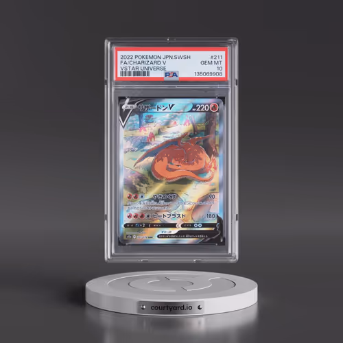 2022 Pokémon Sword & Shield Vstar Universe #211 Charizard V - Holo Full Art (PSA 10 GEM MINT)