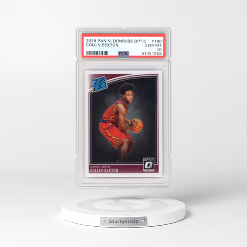 2018 Panini Donruss Optic #180 Collin Sexton (PSA 10 GEM MINT)