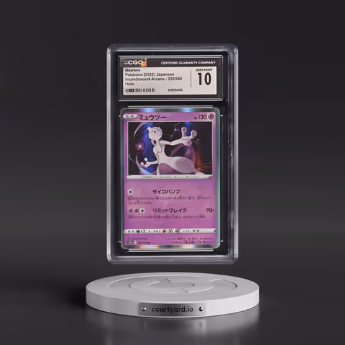 2022 Incandescent Arcana #035/068 Mewtwo - Holo (CGC 10 GEM MINT)