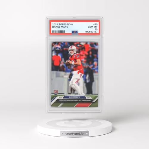 2024 Topps Now #10 Drake Maye (PSA 10 GEM MINT)
