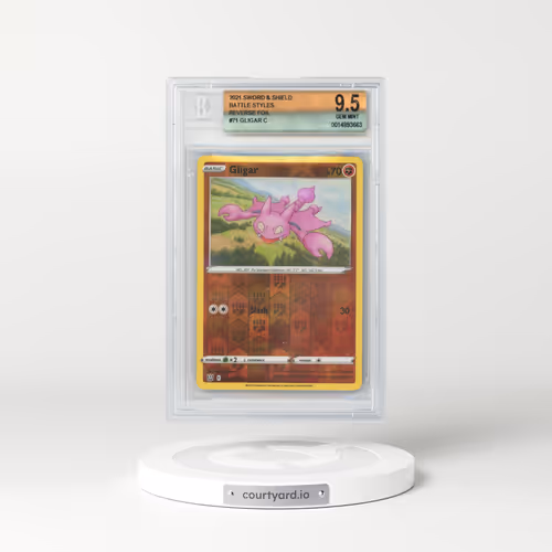 2021 Pokémon Sword and Shield Battle Styles Reverse Foil #71 Gligar C (BGS 9.5 GEM MINT)