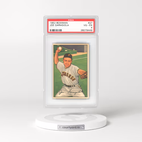 1952 Bowman #27 Joe Garagiola (PSA 4 VG-EX)