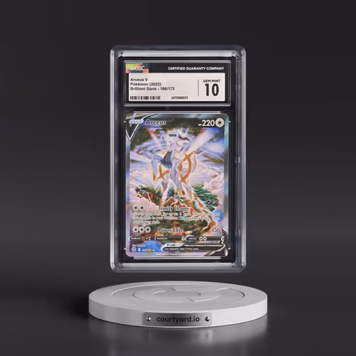 2022 Brilliant Stars #166/172 Arceus V - Ultra Rare Holo (CGC 10 GEM MINT)