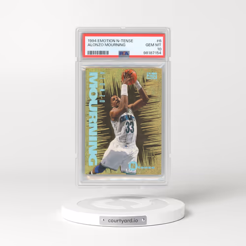 1994 E-Motion N-Tense #6 Alonzo Mourning (PSA 10 GEM MINT)