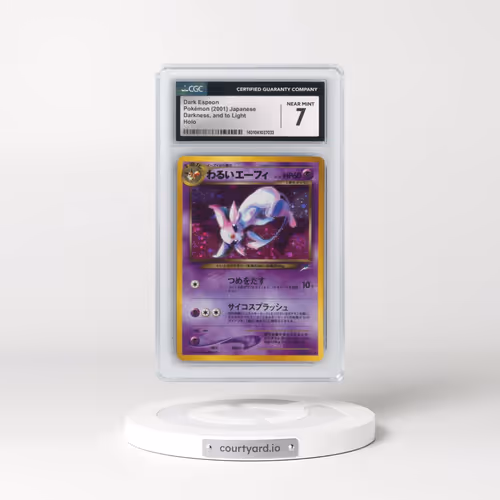 2001 Darkness, and to Light #196 Dark Espeon - Holo (CGC 7 NM)