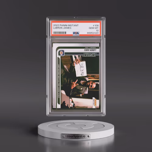 2022 Panini Instant #108 LeBron James (PSA 10 GEM MINT)