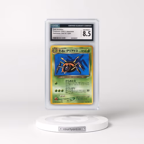 2001 Darkness, and to Light Dark Ariados (CGC 8.5 NM-MT+)