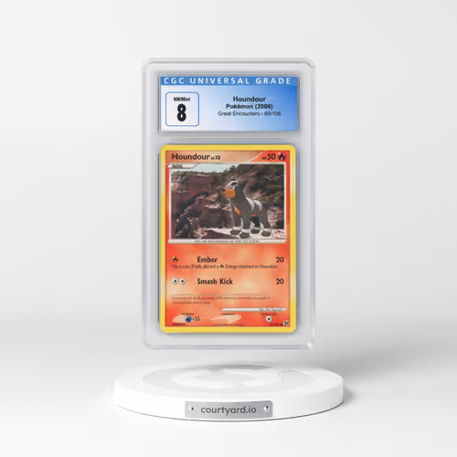 2008 Great Encounters #69/106 Houndour (CGC 8 NM-MT)