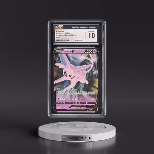 2021 Evolving Skies #064/203 Espeon V - Holo Ultra Rare (CGC 10 GEM MINT)