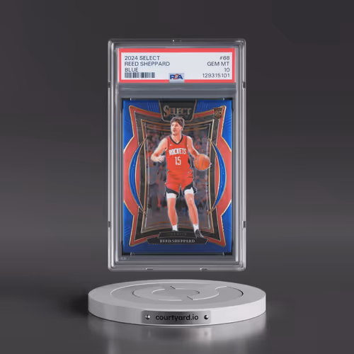 2024 Panini Select #68 Reed Sheppard - Blue (PSA 10 GEM MINT)