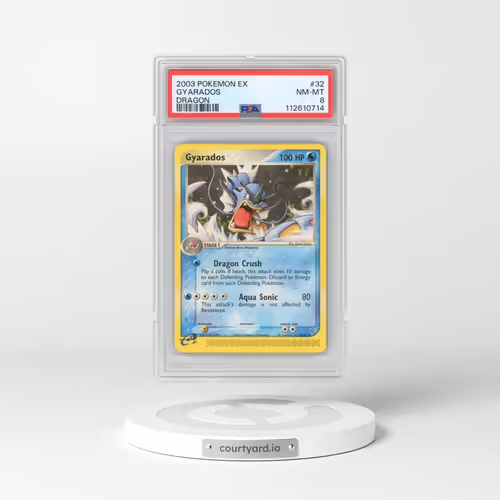 2003 Pokémon EX Dragon #32 Gyarados (PSA 8 NM-MT)