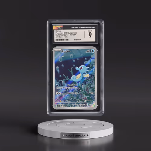 2024 Pokémon Sv6a-Night Wanderer #067 Horsea - Art Rare (CGC 9 MINT)