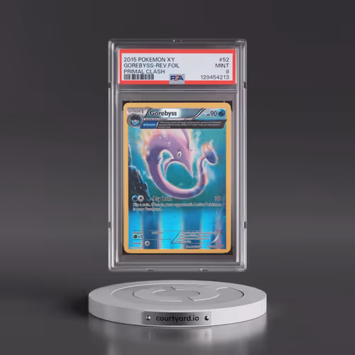 2015 Pokémon XY Primal Clash #52 Gorebyss - Reverse Foil (PSA 9 MINT)