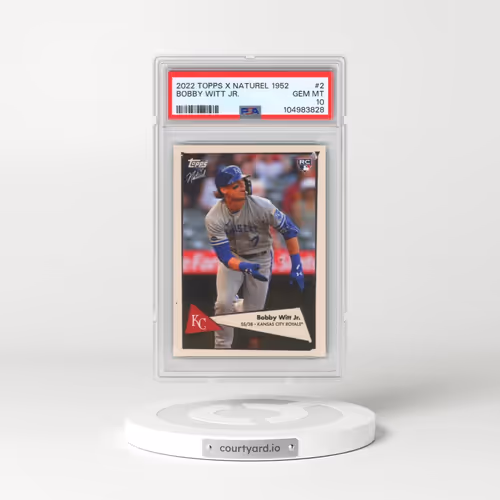 2022 Topps X Naturel 1952 #2 Bobby Witt Jr. (PSA 10 GEM MINT)