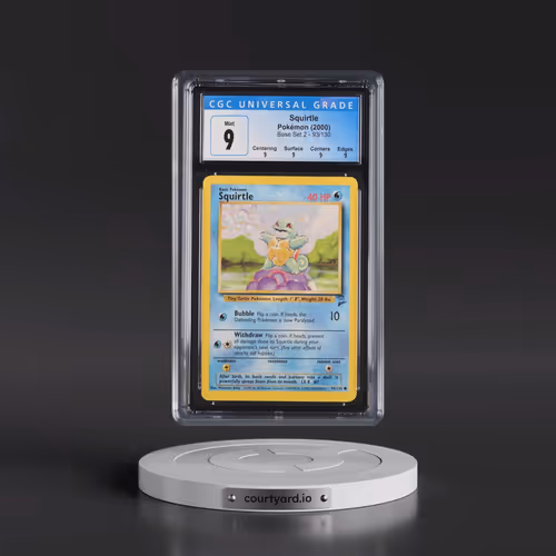 2000 Base Set 2 #93/130 Squirtle (CGC 9 MINT)