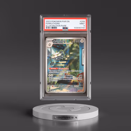 2023 Pokémon Par EN-Paradox Rift #209 Ferrothorn - Illustration Rare (PSA 9 MINT)