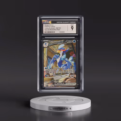 2023 Paldea Evolved - PAL EN #260/193 Quaquaval ex - Special Illustration Rare (CGC 9 MINT)