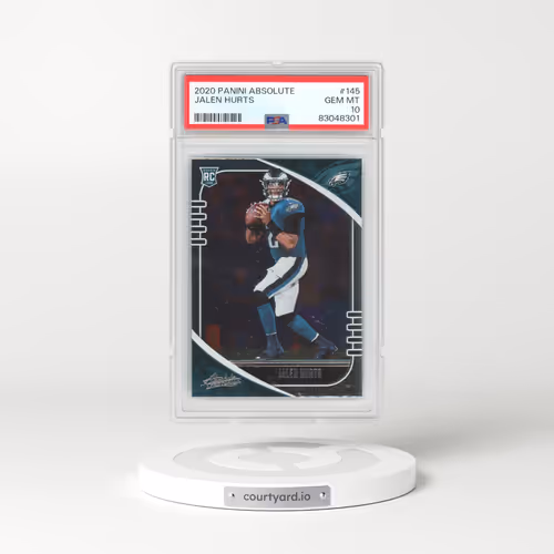 2020 Panini Absolute #145 Jalen Hurts (PSA 10 GEM MINT)
