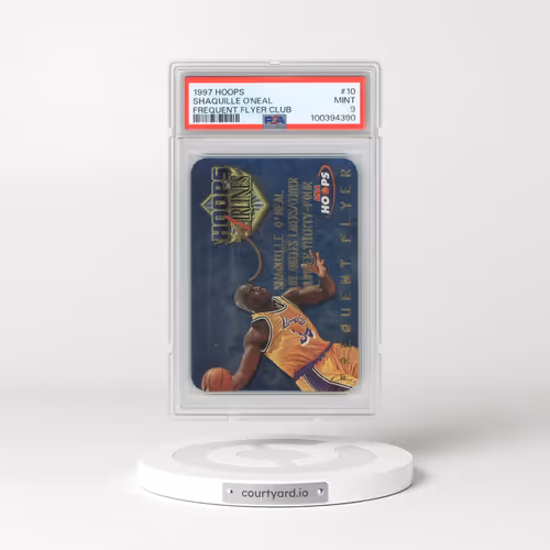 1997 Hoops Frequent Flyer Club #10 Shaquille O'Neal - Frequent Flyer Club (PSA 9 MINT)