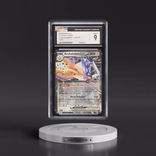 2024 Surging Sparks - SSP EN #130/191 Archaludon ex - Holo (CGC 9 MINT)
