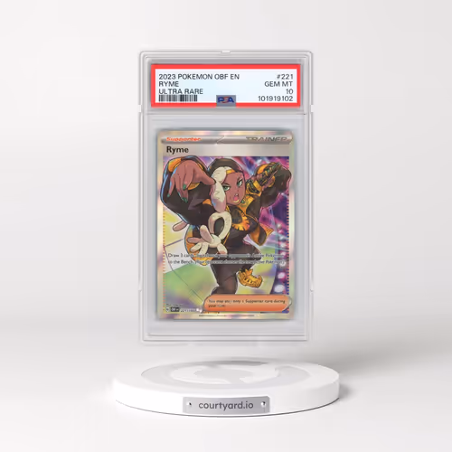 2023 Pokémon Obf EN-Obsidian Flames #221 Ryme - Ultra Rare (PSA 10 GEM MINT)
