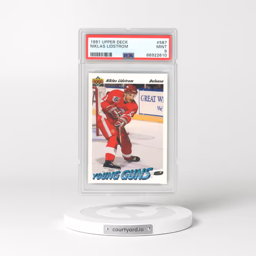 1991 Upper Deck #587 Nicklas Lidstrom (PSA 9 MINT)
