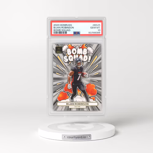 2023 Panini Donruss Bomb Squad #BS25 Bijan Robinson (PSA 10 GEM MINT)