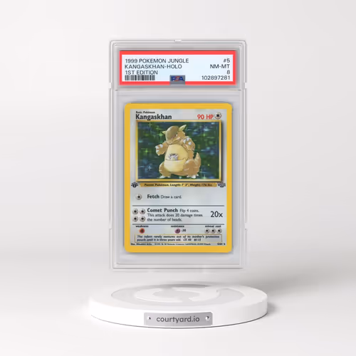 1999 Pokémon Jungle #5 Kangaskhan - 1st Edition Holo (PSA 8 NM-MT)