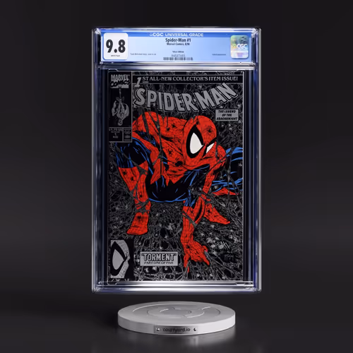Spider-Man #1 CGC 9.8 White Pages (Marvel Comics, 8/90) - Universal Silver Edition