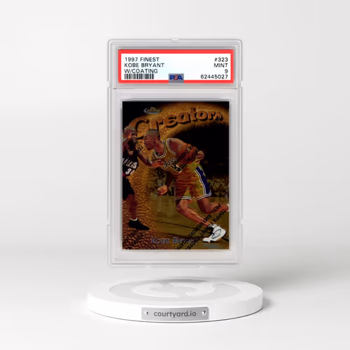 1997 Finest #323 Kobe Bryant - w/Coating (PSA 9 MINT)