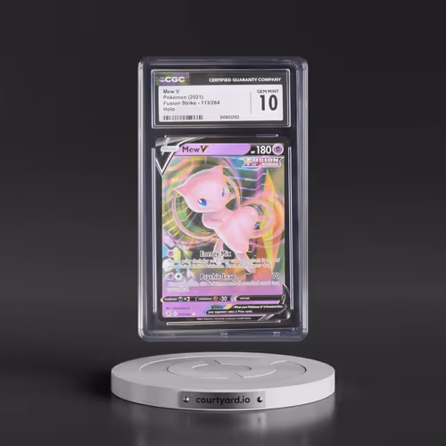2019 Fusion Strike #113/264 Mew V - Holo (CGC 10 GEM MINT)