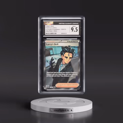 2025 Pokémon Pre EN-Prismatic Evolutions #139 Larry's Skill - Ultra Rare (CGC 9.5 MINT+)