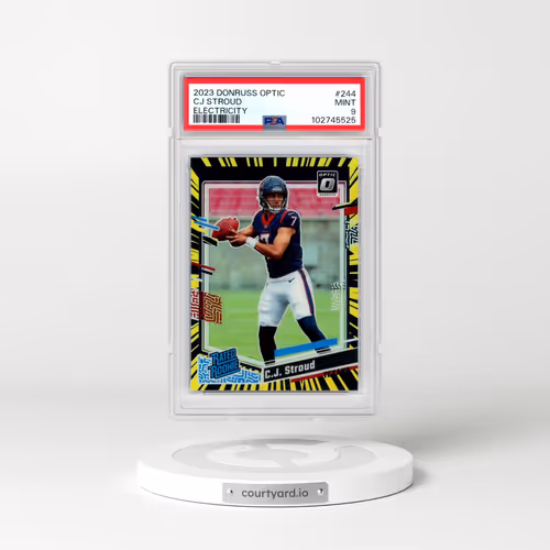 2023 Panini Donruss Optic #244 CJ Stroud - Electricity (PSA 9 MINT)